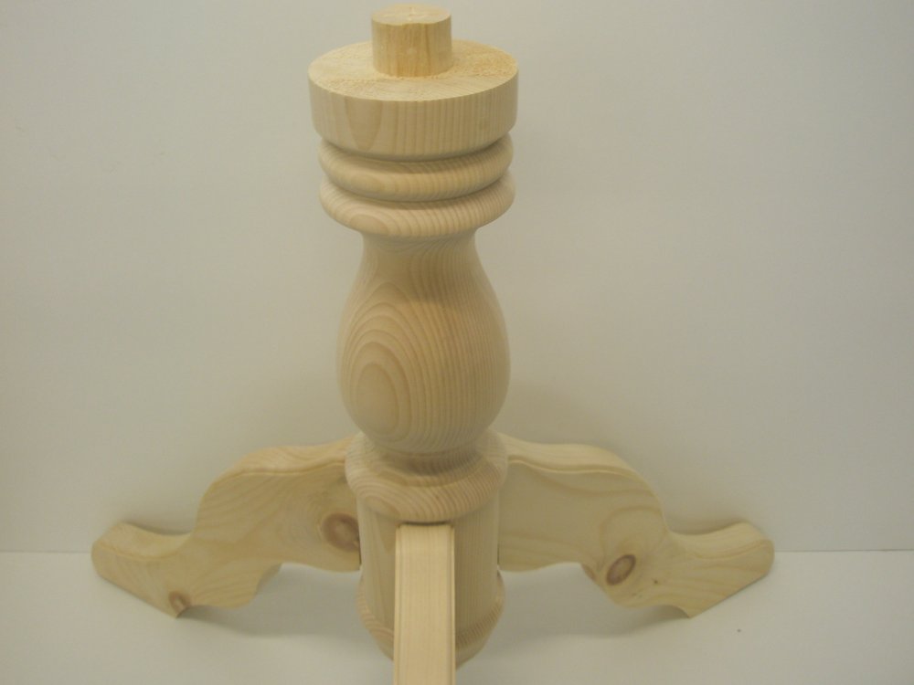 Centre Pedestal Table Legs Base 3, Wooden Pedestal Table Base Uk